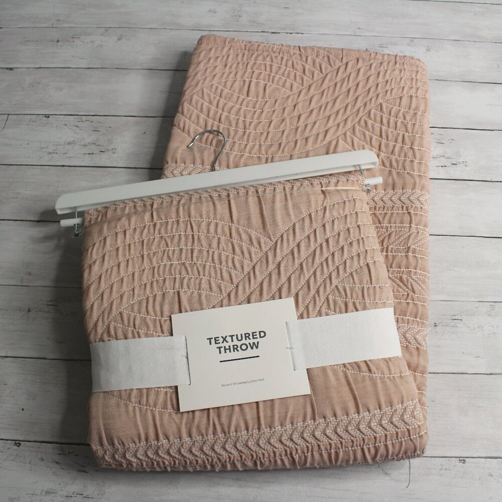 Quilted Throw Blanket 50" x 70" Machine Washable